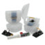 Kunststoff Mausefallen mit Sicherheitsbox 4er Set